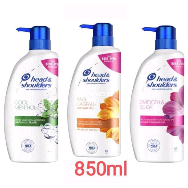 เฮดแอนโชวเดอร์ แชมพู Head&Shoulders Shampoo 850 มล.(เลือกสูตรได้)