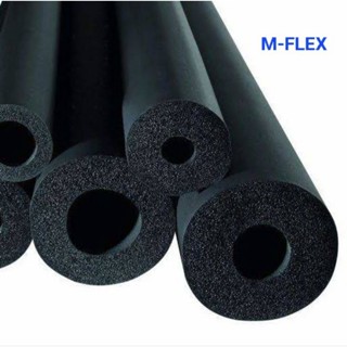 ฉนวนยางหุ้มท่อ ยี่ห้อ M-flex ขนาดตั้งแต่ 1/4" - 1-1/8" ความหนา 3/8"