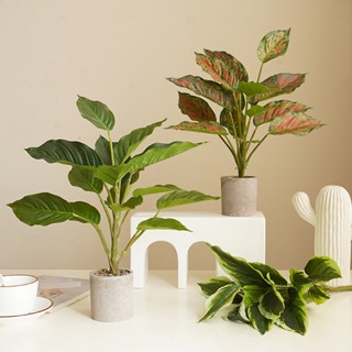 【AG】Realistic Fake Plant Easy Care No Withering Decorate Garden Wedding Faux Green Plant Party Supplies