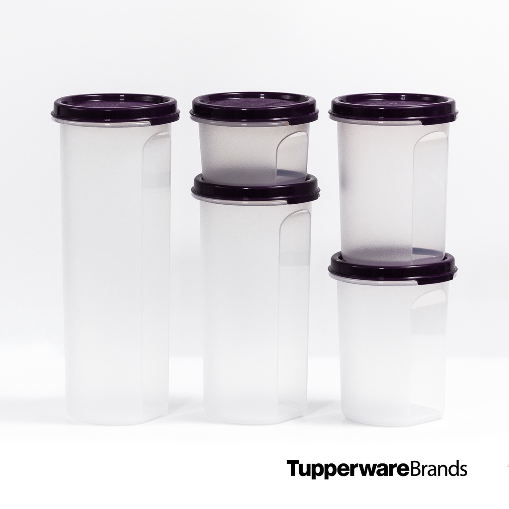 Tupperware Modular Mates Round Classics ชุด 5 ชิ้น - Dewberry
