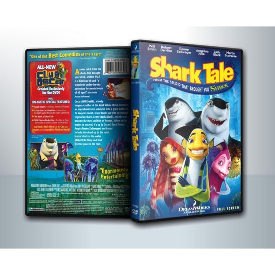 [ DVD CarToon มีปก+สกรีนแผ่น-ไม่มีกล่อง ]  Shark Tale ชาร์ค เทล เรื่องของปลาจอมวุ่นชุลมุนป่วนสมุทร (