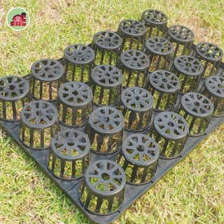 ถาดหลุม ถาดใส่กระถางต้นไม้ 10ชิ้น