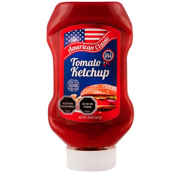 ซอสมะเขือเทศอเมริกันคลาสสิค Tomato Ketchup American Classic ซอสมะเขือเทศนำเข้าUSA. ขนาด 567g น้ำจิ้ม