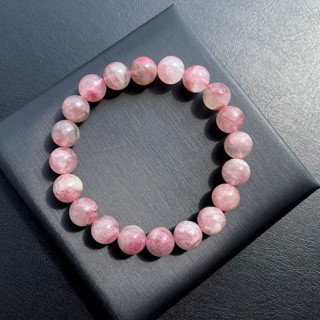 กำไลหินแท้ พิงค์ ทัวมาลีน (Pink Tourmaline) 10mm