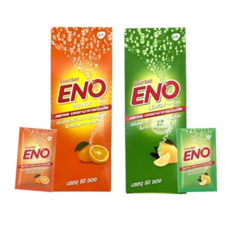 อีโน รสส้ม รสมะนาว Eno Fruit Salt ผงฟู่ คลายกรด ลดแน่นเฟ้อ [ขนาด 4.3 กรัม]