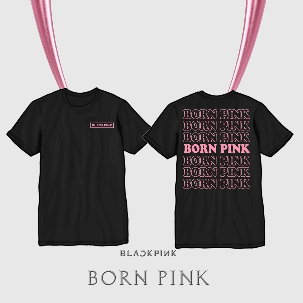 เสื้อยืด Born pink พร้อมส่ง