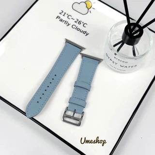 สายสําหรับแอปเปิ้ลวอชเเบบหนัง PU สาย smart watch11/10/9 8/7/6/5/4/3/2/1Se ขนาด38/40/41/42/44/45/46/49มม สายนาฬิกา