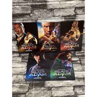 DC : BLACK ADAM POST CARD SET (LIMITED EDITION) โปสการ์ด แบล๊คอดัม “ลิขสิทธิ์แท้” จำนวน 5 ใบ ลิมิตเต็ด (หายาก)