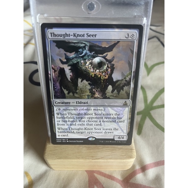 การ์ด MTG Thought-Knot Seer Artifact  the gathering EDH รุ่น OGW