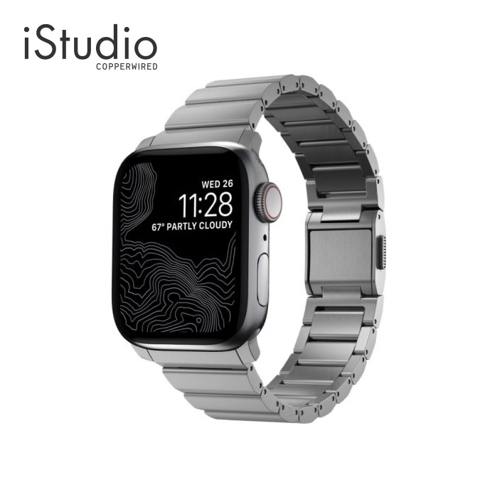 Nomad Titanium Band 45/49 MM- Silver Hardware | iStudio by copperwired