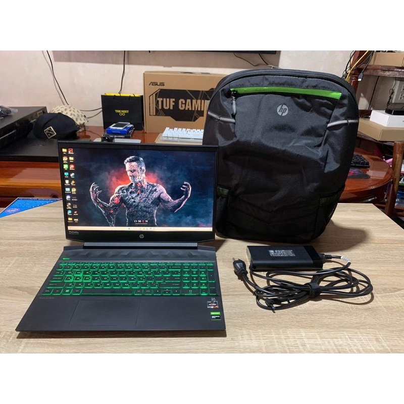 NOTEBOOK HP GAMING RYZEN 7 4800H GTX1660ti 6GB จอ 144hz