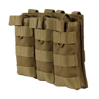 Luc MOLLE กระเป๋าแมกกาซีน เปิดด้านบน แบบสามชั้น รวดเร็ว A-K A-R M4 FAMAS Mag Pouch