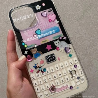 เคสป้องกันโทรศัพท์มือถือ แบบนิ่ม ลายแมว กันกระแทก สําหรับ Iphone 14pro max 13 11 12 14 13promax 12 11 xr xs 7 8plus