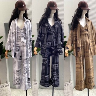 🌈🎊 ครอปสายเดี่ยว ครอปลายกราฟฟิค เสื้อลายตัวอักษร ลายกราฟฟิค ตัวอักษร เสื้อคลุม คอปก เสื้อแขนยาว เชิ้ตคอปก กางเกงขายาว