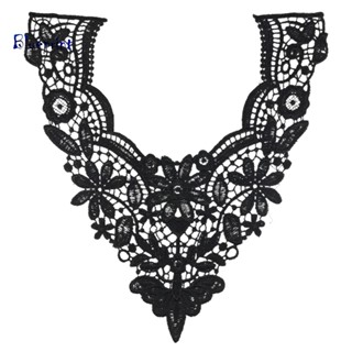 [Ready stock]  Comfortable to Wear Lace Applique for Home Vintage Lace Patch Corsage Washable