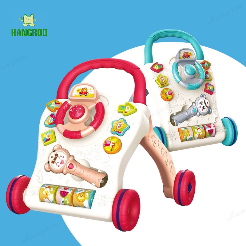 HANGROO 698-62 รถหัดเดิน รถเข็นหัดเดินเด็ก ของเล่นเด็ก รถฝึกเดิน มีเสียงเพลง รถเข็นเดิน