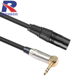 0.3ม.90 องศา 3.5มม.TRS Male to XLR 3Pin Male สายเคเบิ้ลเสียงสเตอริโอ