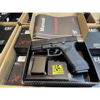 บีบีกันอัดแก๊ส ยี่ห้อ E&amp;C รุ่น Glock19X สีดำ