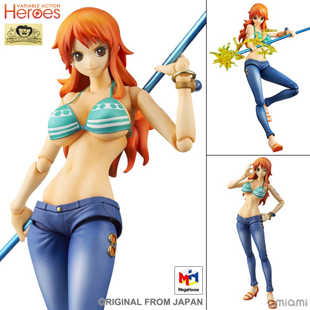 งานแท้ Original แมวทอง Mega House Variable Action Heroes One Piece วันพีซ เต็มพิกัดสลัดจอมลุย วันพีช