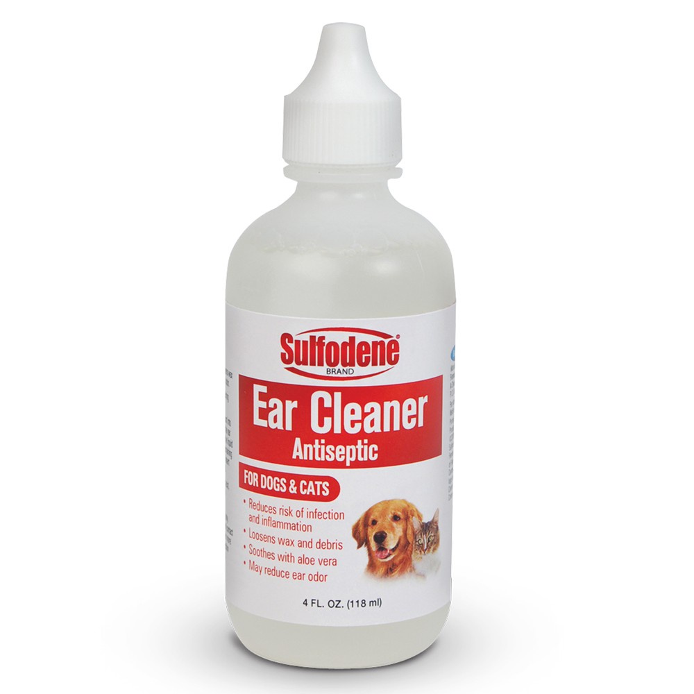 [Sulfodene] Ear Cleaner Antiseptic for Dogs & Cats 4 OZ(118ml) / Dog