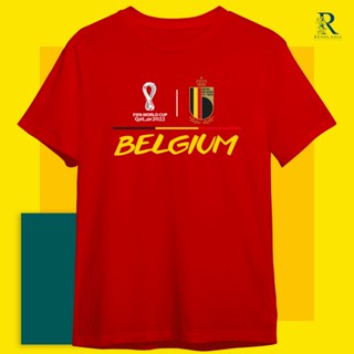 BELGIUM Qatar World Cup 2022  FIFA WORLD CUP T-Shirt DIGITAL Screen Printing Clothes