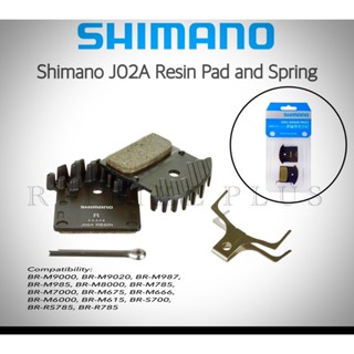 ผ้าเบรคดิสก์เบรค Shimano J02A Resin Disc Brake Pad