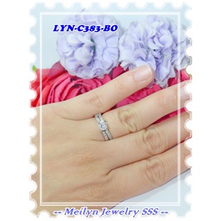 Lyn-c383-bo แหวนชุบทอง 18K แบรนด์แท้ Meilyn