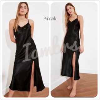 Primark satin nightdress ชุดนอนสายเดี่ยวผ้าซาติน แบรนด์ Primark