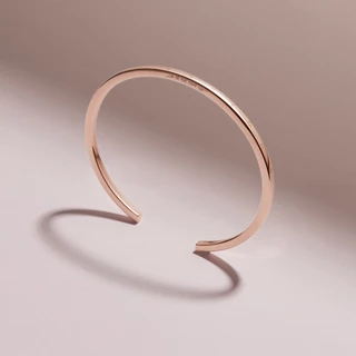Harmenstone - กำไลข้อมือพระแม่ลักษมี สลักยันต์ - The Lakshmi Cuff I Pink Gold