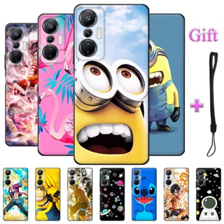 เคสโทรศัพท์มือถือ ซิลิโคน TPU ลายการ์ตูน สําหรับ Infinix รุ่น Hot 20S X6827