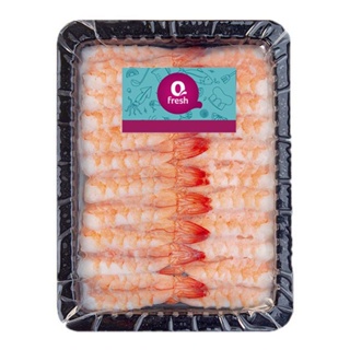 [ขนส่งด้วยรถเย็น]คิวเฟรช กุ้งซูชิแช่แข็ง 20 ตัว - Qfresh Frozen Sushi Ebi 3L x 20 Pcs