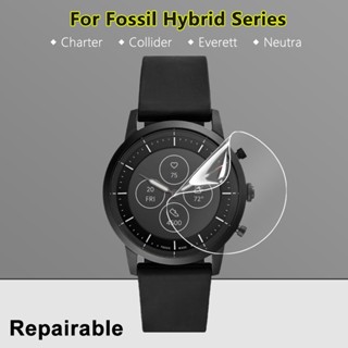 2/3/5/10 ชิ้น สําหรับ Fossil Hybrid Smartwatch HR Collider Neutra Charter Everett Ultra Clear Screen Protector Soft TPU Hydrogel Film - ไม่ใช่กระจก