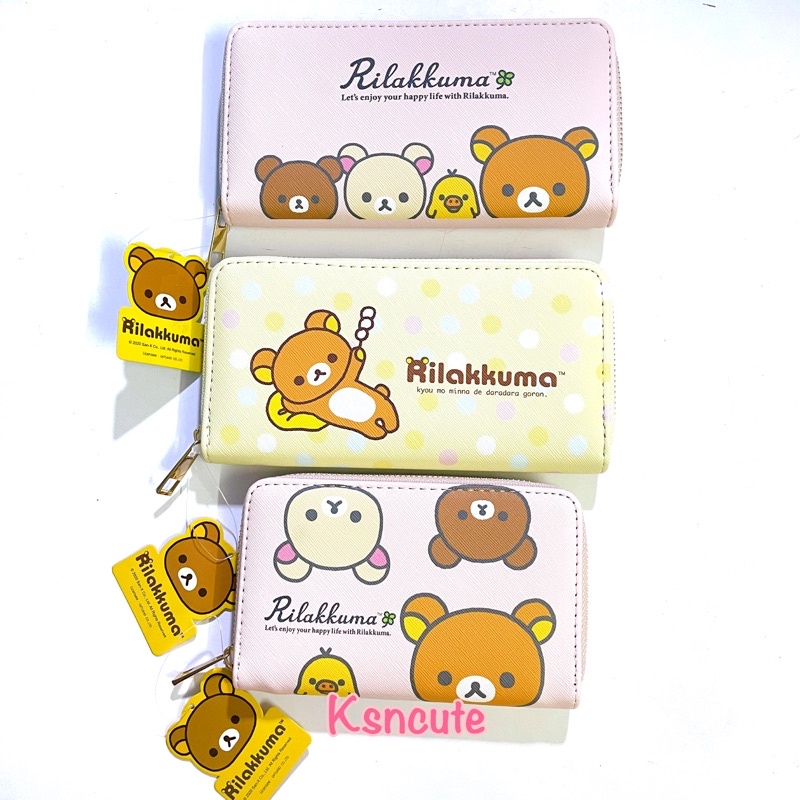 กระเป๋าสตางค์ Rilakkuma ริลันคุมะ ด้านในมีหลายช่อง กระเป๋าตังค์