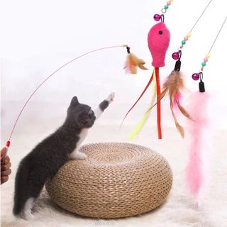 ไม้ตกแมว ไม้ล่อแมว บอลกรงหนู บอลล้มลุก ของเล่นแมว