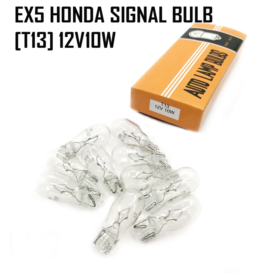 EX5 EX5 DREAM RGV SIGNAL BULB WINKER BULB 12V10W (T13) T13 BULB KERETA MOTORBIKE MOTORBIKE