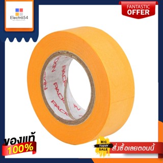 PACK IN เทปกาวกระดาษรองทาสี PACK IN 18มิลลิเมตรX18เมตร PAINT MASKING TAPE  18MMX18M สี อุปกรณ์ทาสี