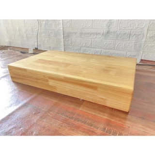 แท่นรองยืน ฐานรอง ไม้ยางพาราประสาน พร้อมเคลือบแล็กเกอร์