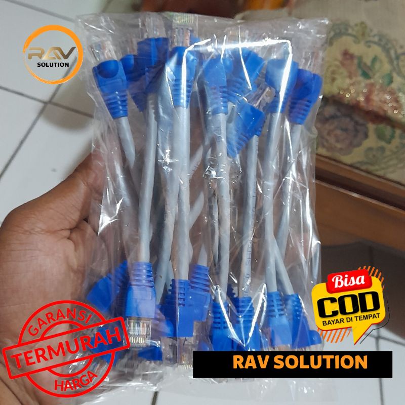 Gigabyte BELDEN CAT 6 SERVER LAN CABLE PACKAGE CONTENTS 10 PCS 15/20/25/30 CM HANDMADE RAV SOLUTION