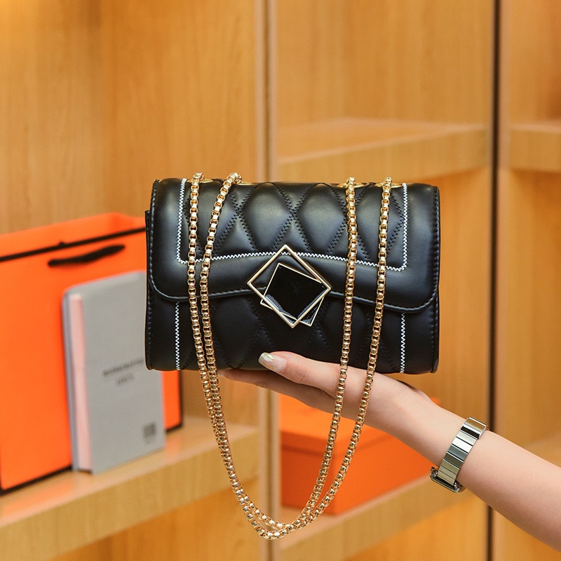 กระเป๋าสะพายข้าง  สะพายไหล่แฟชั่น หนังPU สวยหรู