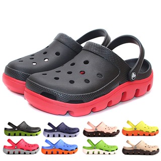 Crocs Duet Sport Clog Unisex รองเท้าแตะชายหาด พื้นหนา สําหรับผู้หญิง [11991]