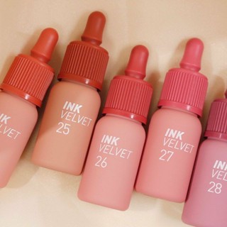 แท้ พร้อมส่ง Peripera Ink Velvet tint 4g.เพอริเพอร่า อิ้งค์ เวลเวท ทิ้นท์