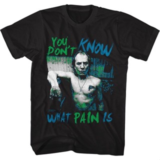 You Dont Know What Pain Is Silence Of The Lambs T-Shirt เสื้อยืดเข้ารูป เสือยืดผู้ชาย