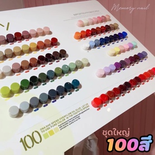 ใหม่ สีเจล HANDEN ชุดใหญ่100สี สีทาเล็บเจล เนื้อสีสวย สีเจลทาเล็บ แถมฟรีชาร์ตสีรุ่นใหม่ สวยมากๆ พร้อมส่ง!!