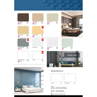 Nipponpaint Junior 99 Exterior Matt สีน้ำ นิปปอน จูเนียร์ 99 ภายนอก ชนิด ด้าน ถัง ใหญ่ (17.5 ลิตร)