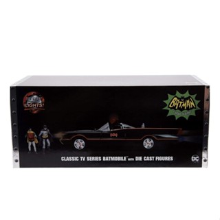 โมเดลรถเหล็ก 1/18 Classic TV Series Batmobile With Die Cast Figures [Jada]