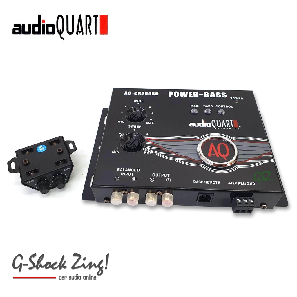 AUDIO QUART ครอส ซับวูฟเฟอร์ 2 Channel + พร้อมรีโมทบูทเบส Crossover Subwooffer เครื่องเสียงรถยนต์ ครอส Audio Quart AQ-CR