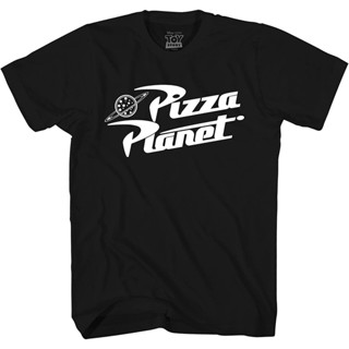 ใหม่ Y เสื้อยืดถักฤดูร้อน Disney Toy Story Pizza Planet Logo Mens Adult Graphic Tee T-Shirt Mens Womens เตรียมส