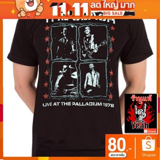 เสื้อวง The Clash เสื้อผ้าแฟชั่น เดอะแคลช ร็อคในตำนาน ลายอมตะ เสื้อวินเทจ RCM724