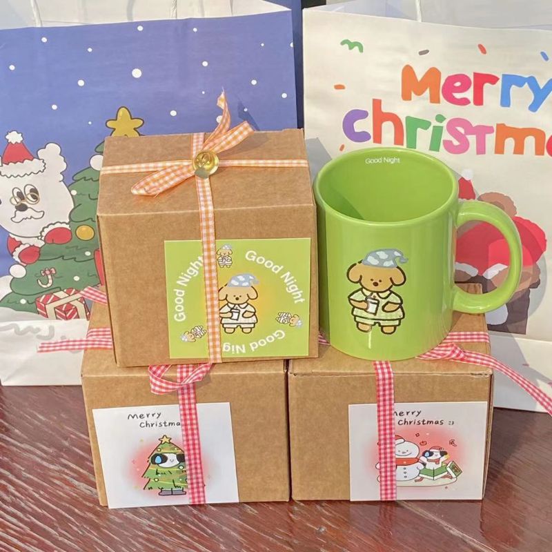 แก้วน่ารัก แก้วกาแฟ แก้วมัค ของขวัญ ของขวัญเพื่อน แก้ว แก้วเซรามิกส์ มี 6 ลายให้เลือก ไม่พร้อมฝา พร้อมส่ง