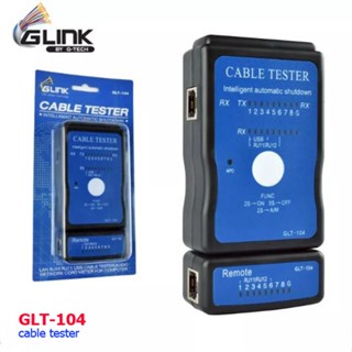 เครื่องทดสอบสายแลน Network Cable Tester Glink รุ่น GLT-104 แถมถ่าน 9 โวลต์ 1 ก้อน ฟรี ท 11